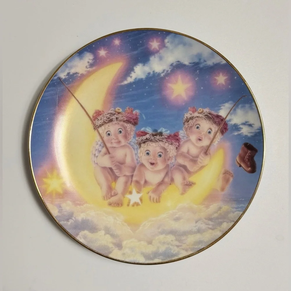 Dreamsicles Angel Plate Set Cute Vintage Nursery Decor Kristin
